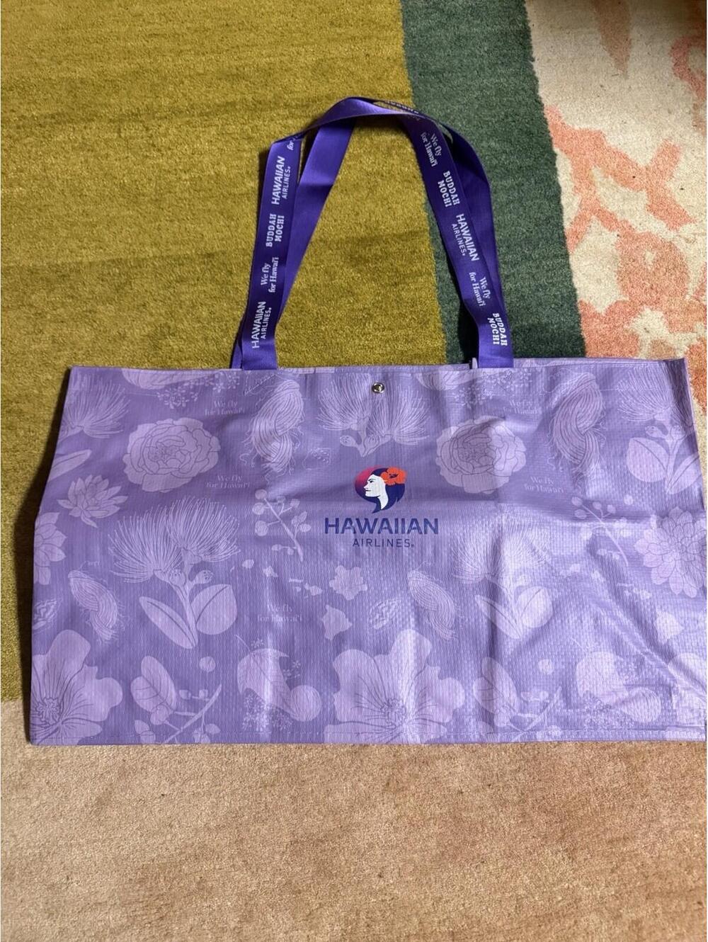 NEW Hawaiian Airlines Merrie Monarch 2026 Buddah Mochi Limited Edition RARE Bag